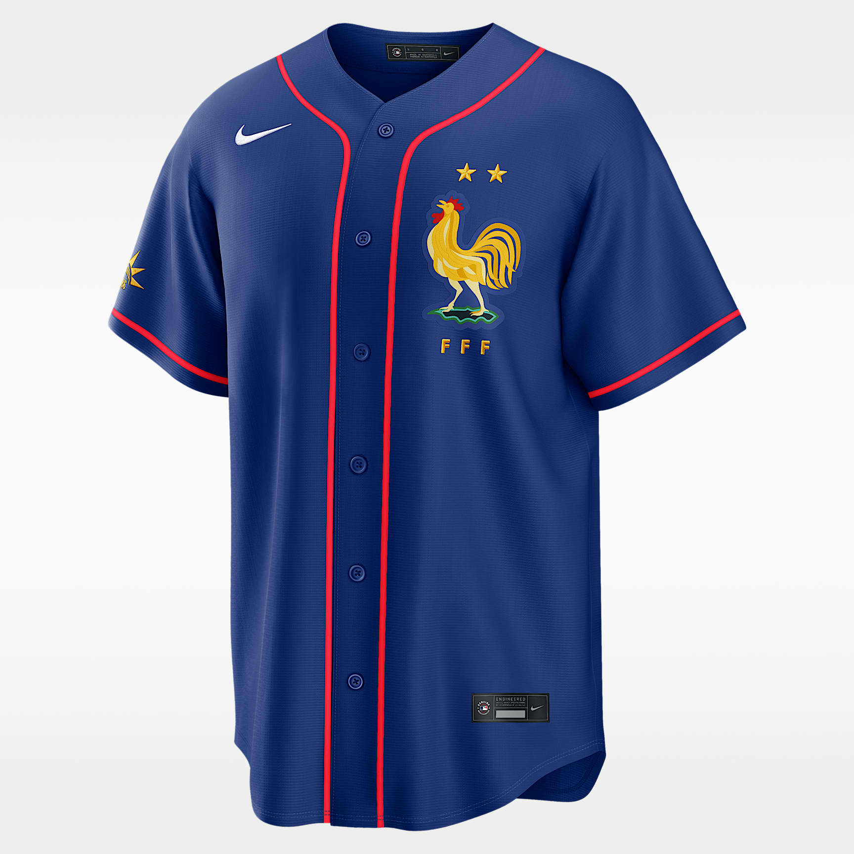 France National Team Men's Nike Soccer x MLB Stadium Jersey. Nike.com